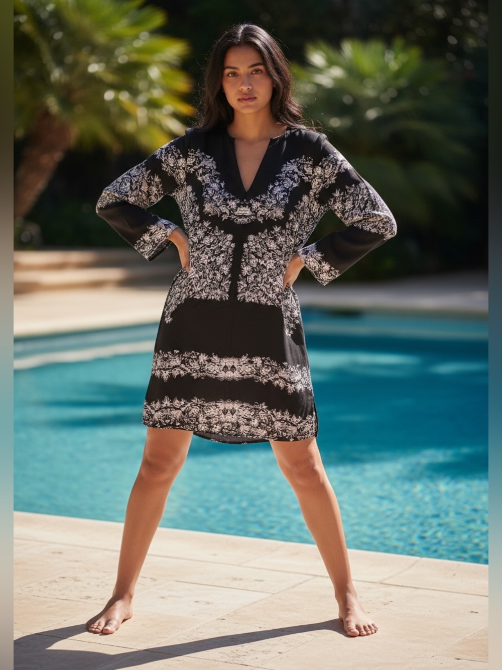 BCBGMAXAZRIA dress/ beach cover up Y2K